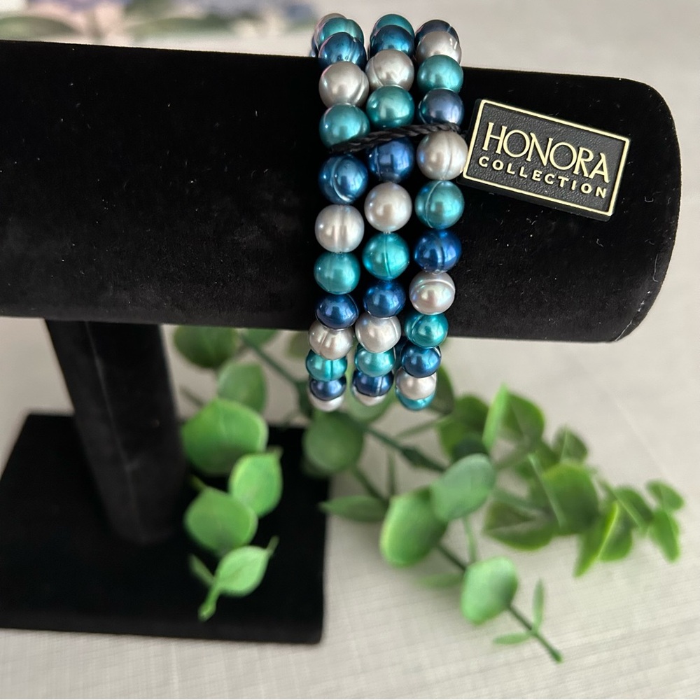 💙HONORA • Blue Moon Cultured Pearl Bracelets - Picture 5 of 7